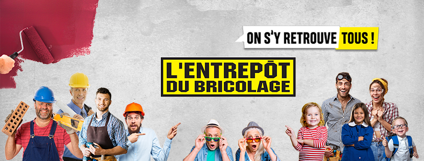 L'entrepôt du bricolage visuel Facebook