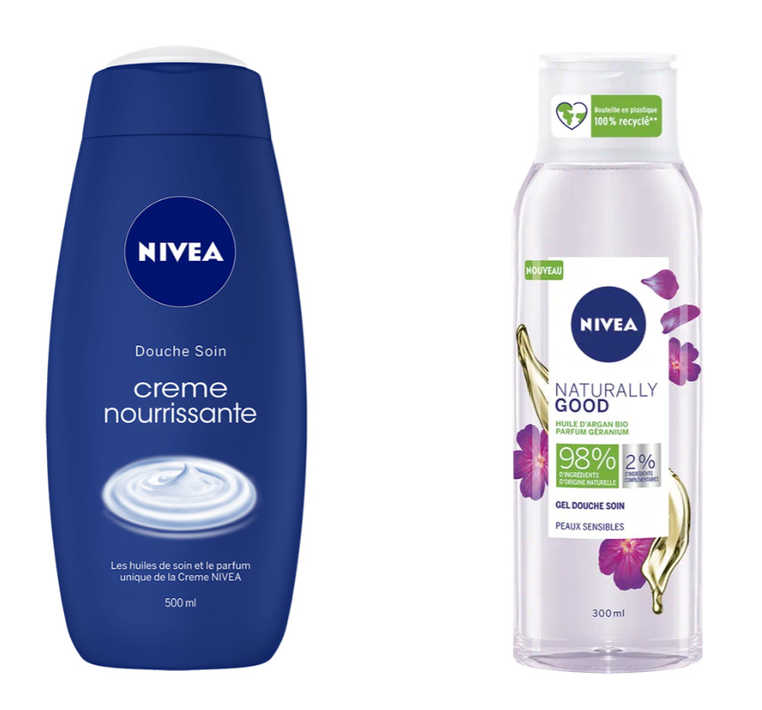 Beiersdorf marques gels douche