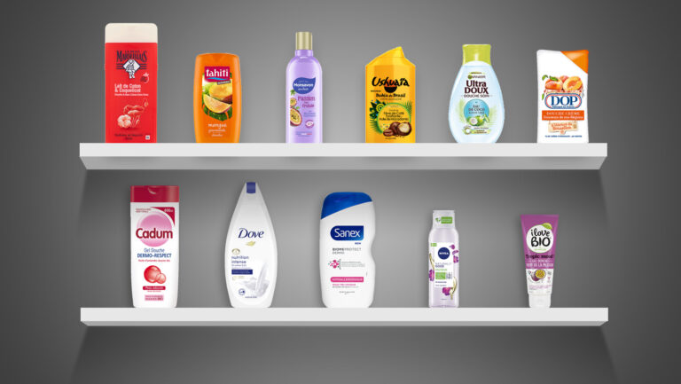 a qui appartiennent les marques de gels douche ?