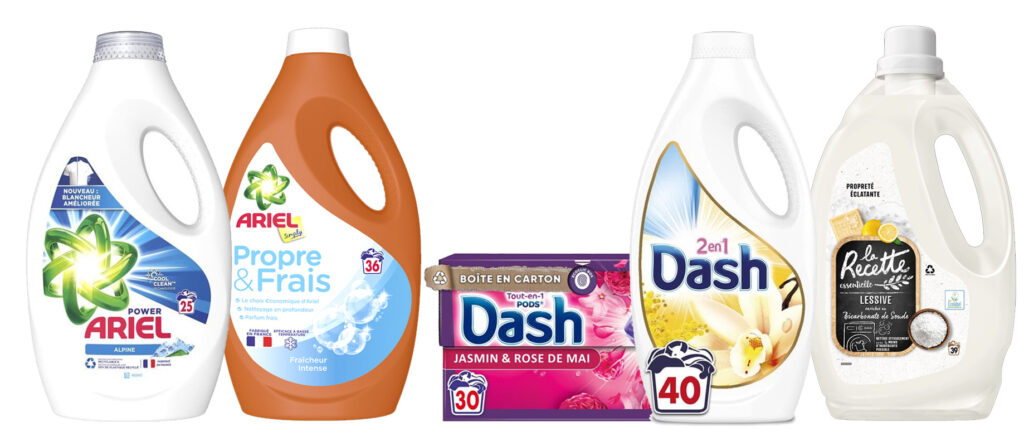 Procter & Gamble marques de lessive