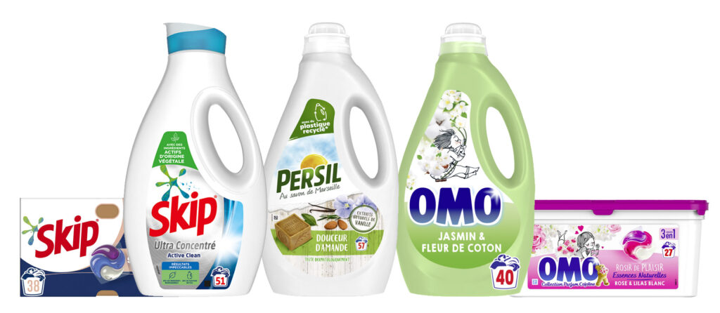 Unilever marques de lessive